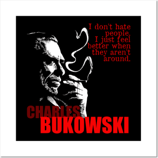 Charles Bukowski Quote Posters and Art